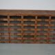Vintage Dutch oak haberdashery shop cabinet, 1930s
