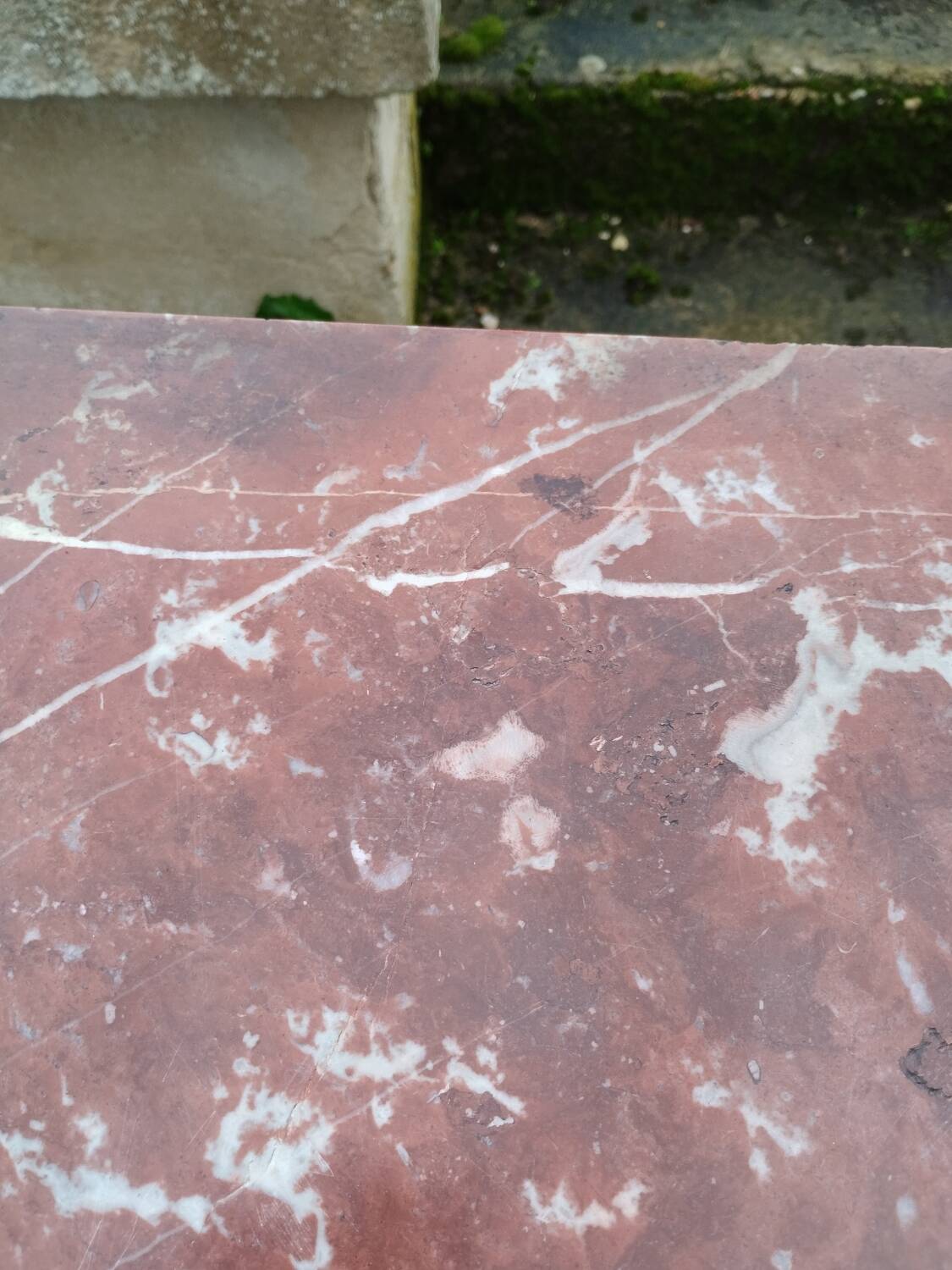 Louis xv style marble top marquetry chest of drawers