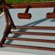 Wall-mounted coat rack "bistro"