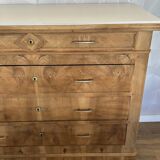Antique 4-drawer airbrushed chest of drawers