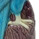 Pair of Turquoise Glazed Parrots Chinese Porcelain 30cm