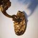 Pair of appliques in gilded bronze and brass late nineteenth h:26CM
