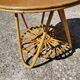 Ensemble fauteuils en rotin et table basse