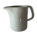 Limoges white earthenware milk pitcher