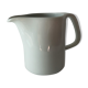 Limoges white earthenware milk pitcher