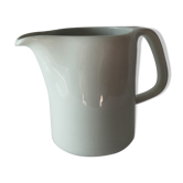 Limoges white earthenware milk pitcher