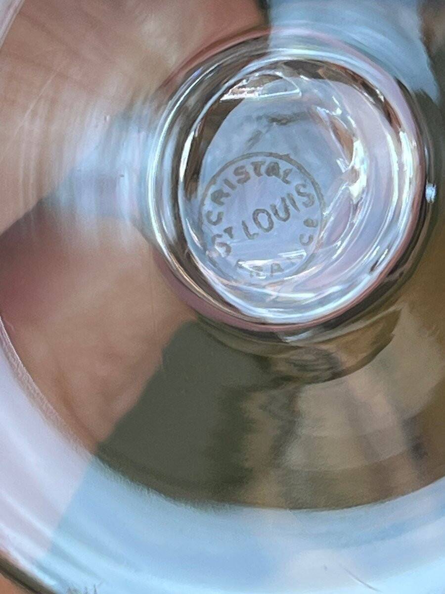 Saint Louis Crystal Glass Service, Cerdagne Pattern, 20th Century