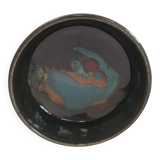 Signed stoneware bowl from Puisaye