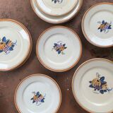 Set de 15 assiettes Primavera oranges