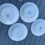 8 St Amand Nord Anémone dinner plates