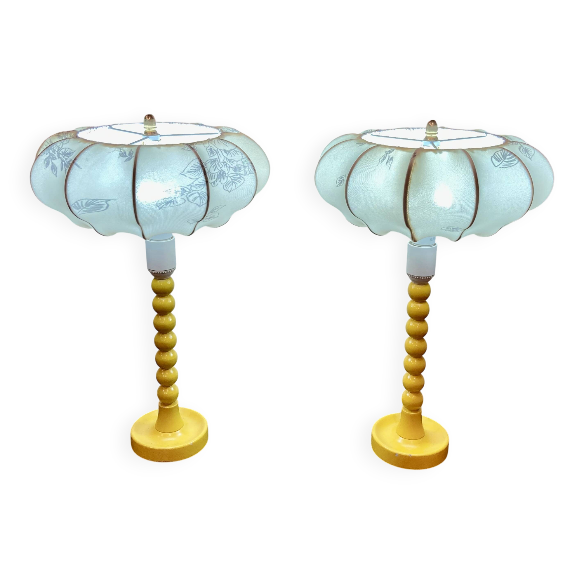Pair of Scandinavian design lamps from the 1960s.