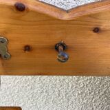 Coat rack with 6 double hooks