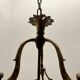 Bronze Crystal Beaded Light Pendant 1940’s