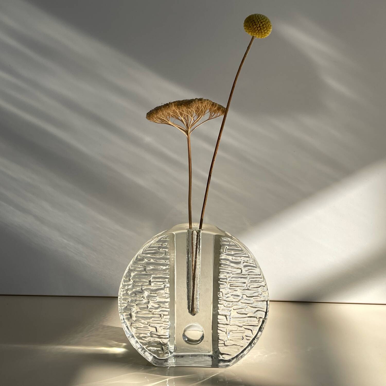 Moulded glass soliflore, 1960-70 - Germany - Space Age