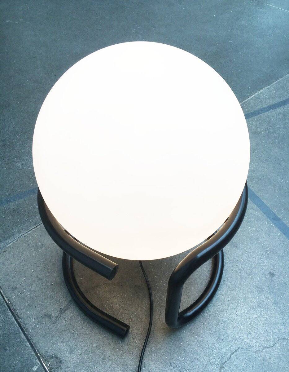 Vintage space age globe floor lamp