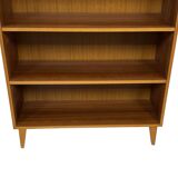 Vintage teak large bookcase Danish design 60s