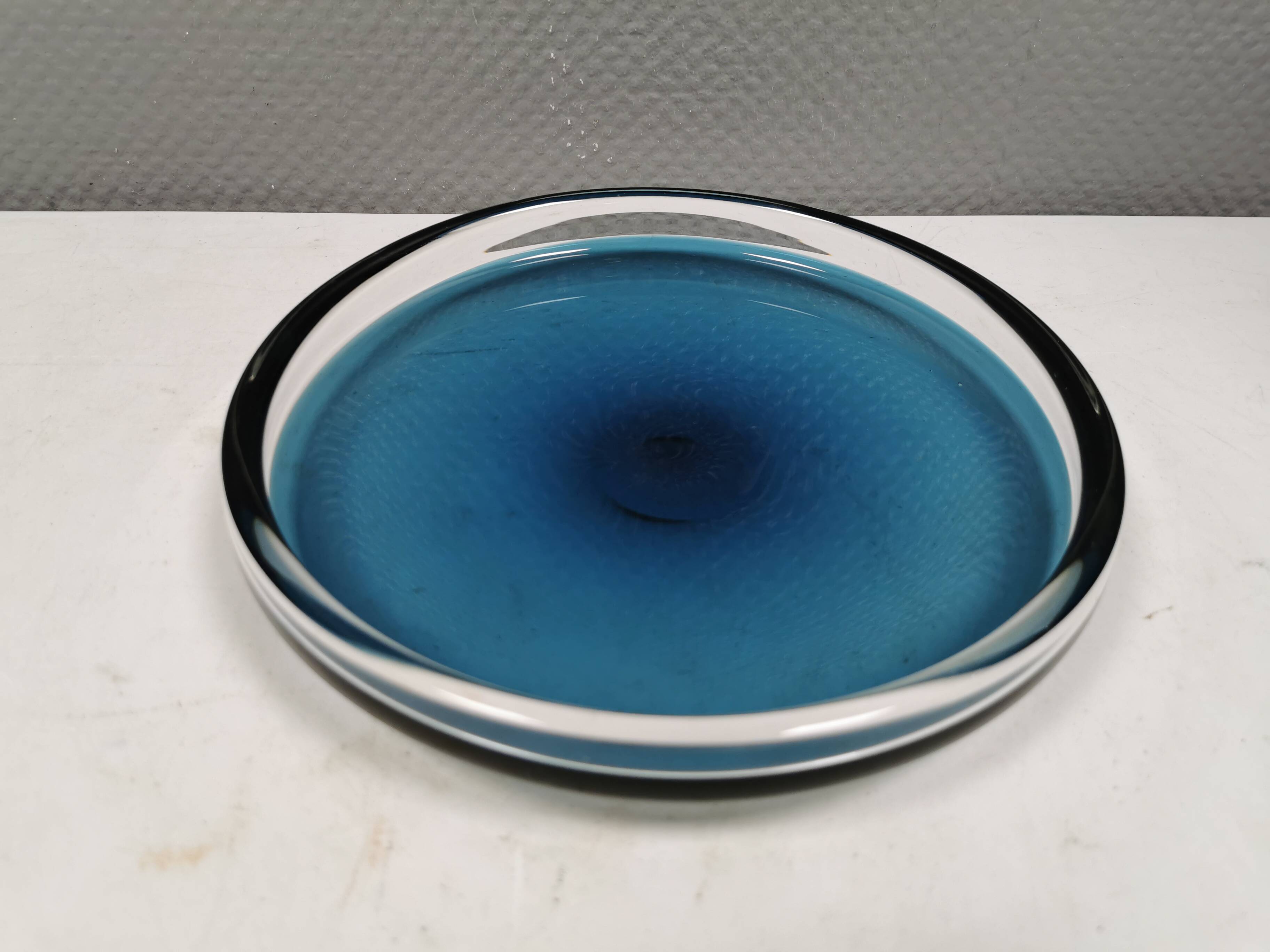 Dish in hard pressed glass