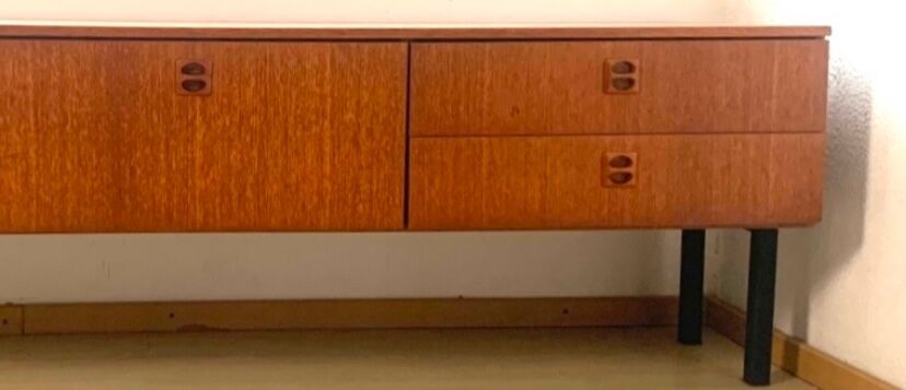 Enfilade scandinave vintage en teck