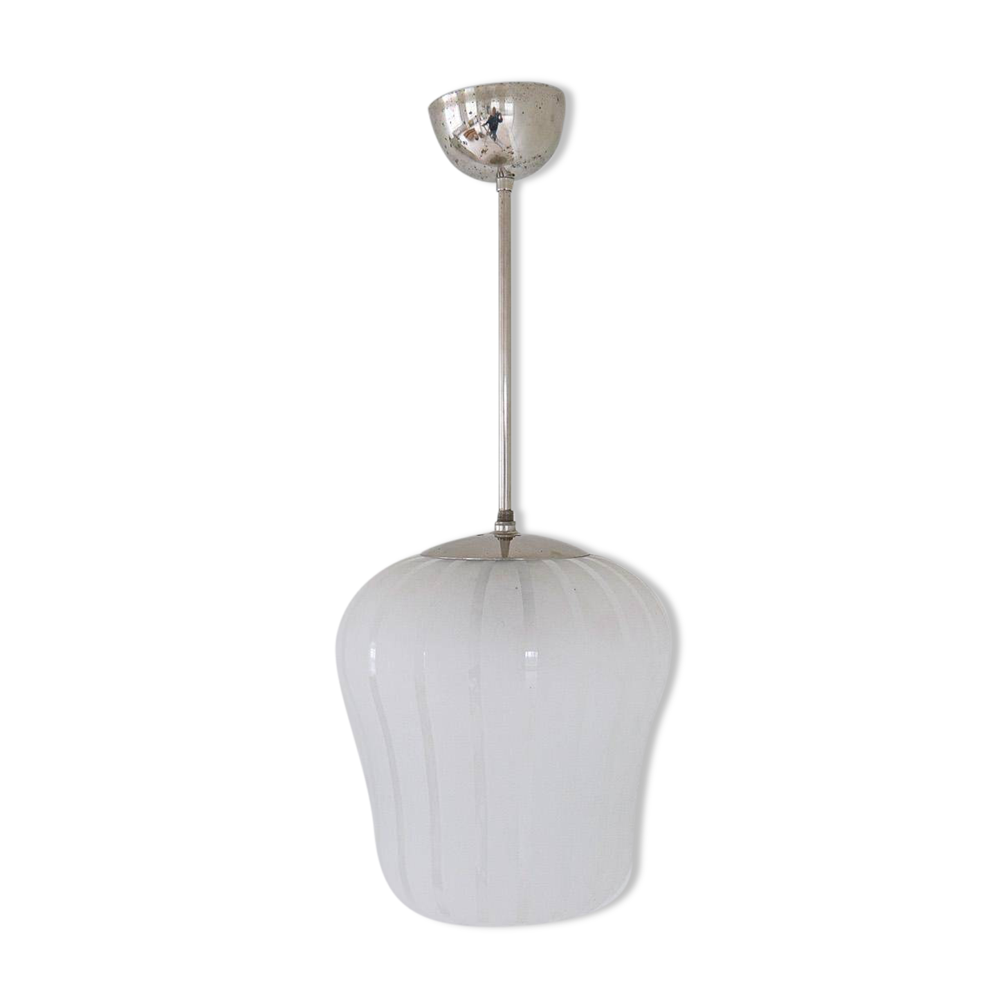 Art Deco Modern Suspension Swedish Böhlmakrs Harald Notini Sweden 1940s