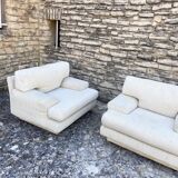 Pair of 1970 wool chairs
