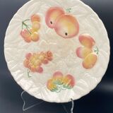 Sarreguemines serving and presentation dish with fruit motifs