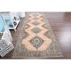 1960s Turkish hand-knotted runner rug 145x385
