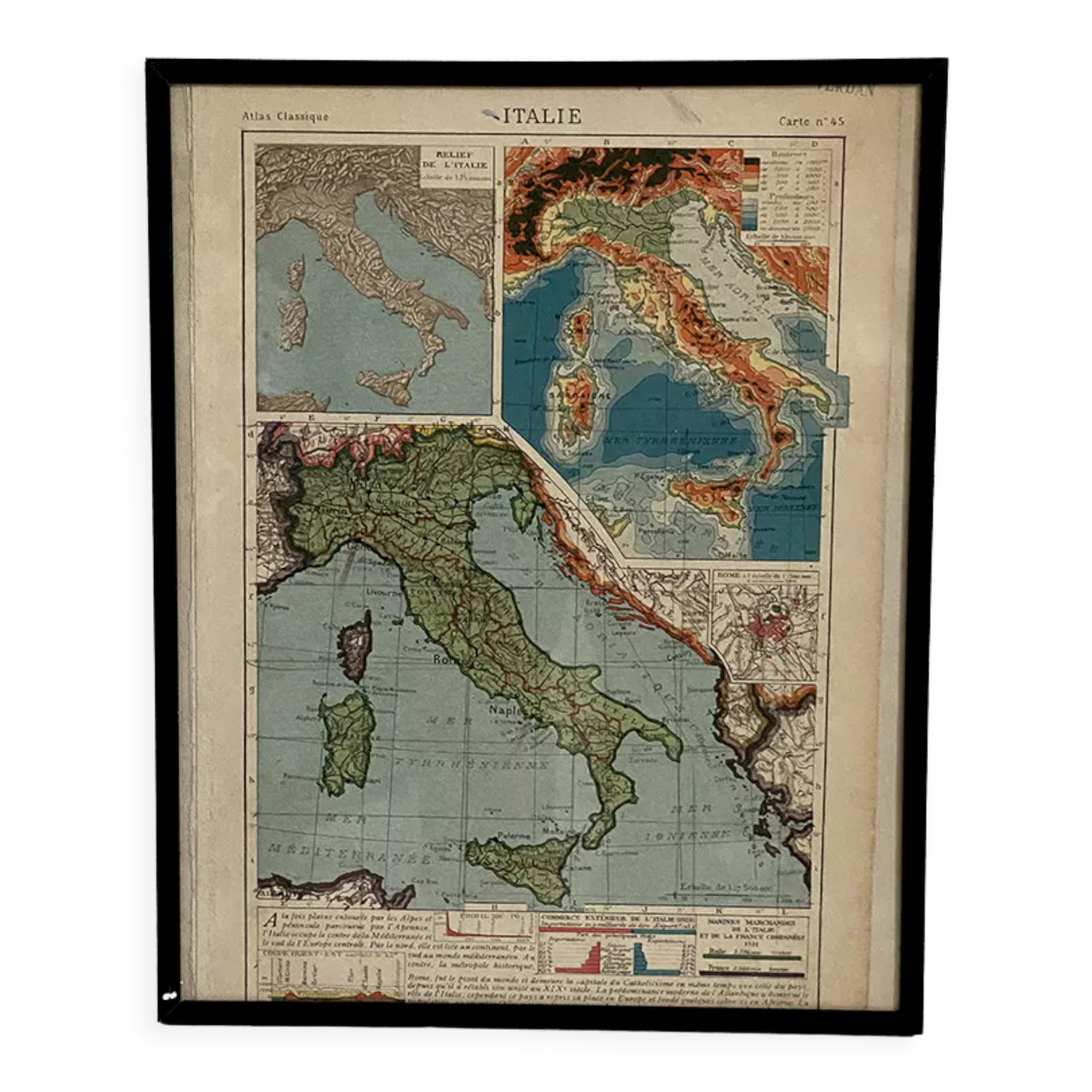 Map Italy 1930