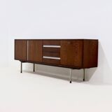 Dutch Minimalist Wenge Wooden Sideboard by Tijsseling 1970s