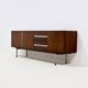 Dutch Minimalist Wenge Wooden Sideboard by Tijsseling 1970s