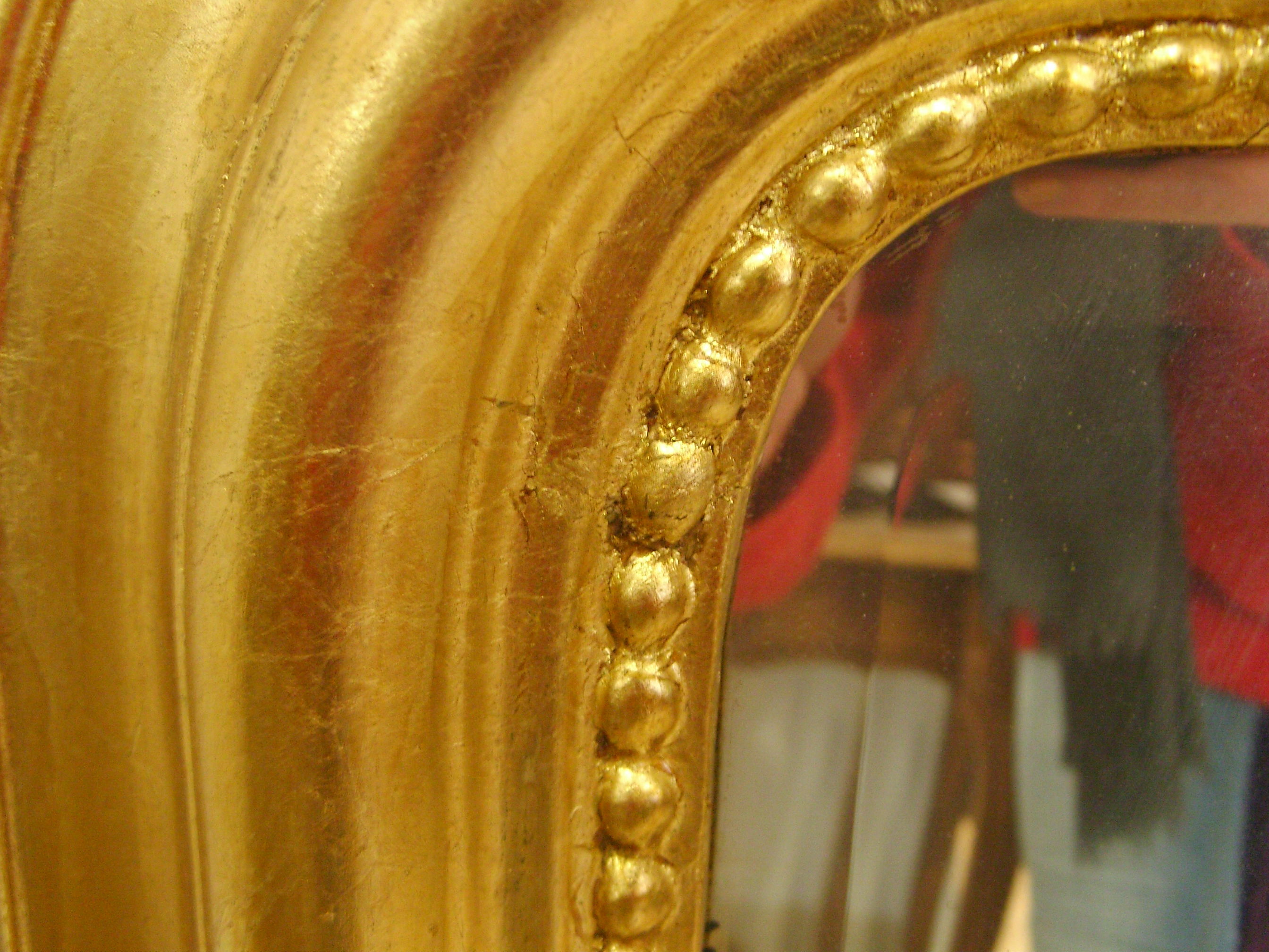 Mirror Louis Philippe gilded 100 cm