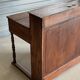Old tiered counter desk, handcrafted from solid wood.