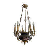 Ancient luster with painted porcelain