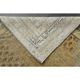 Vintage Turkish Oushak Handmade Wool Cotton Orange Runner Rug 100x358