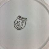 Duo old hollow dishes made in france saint Amand Céranord