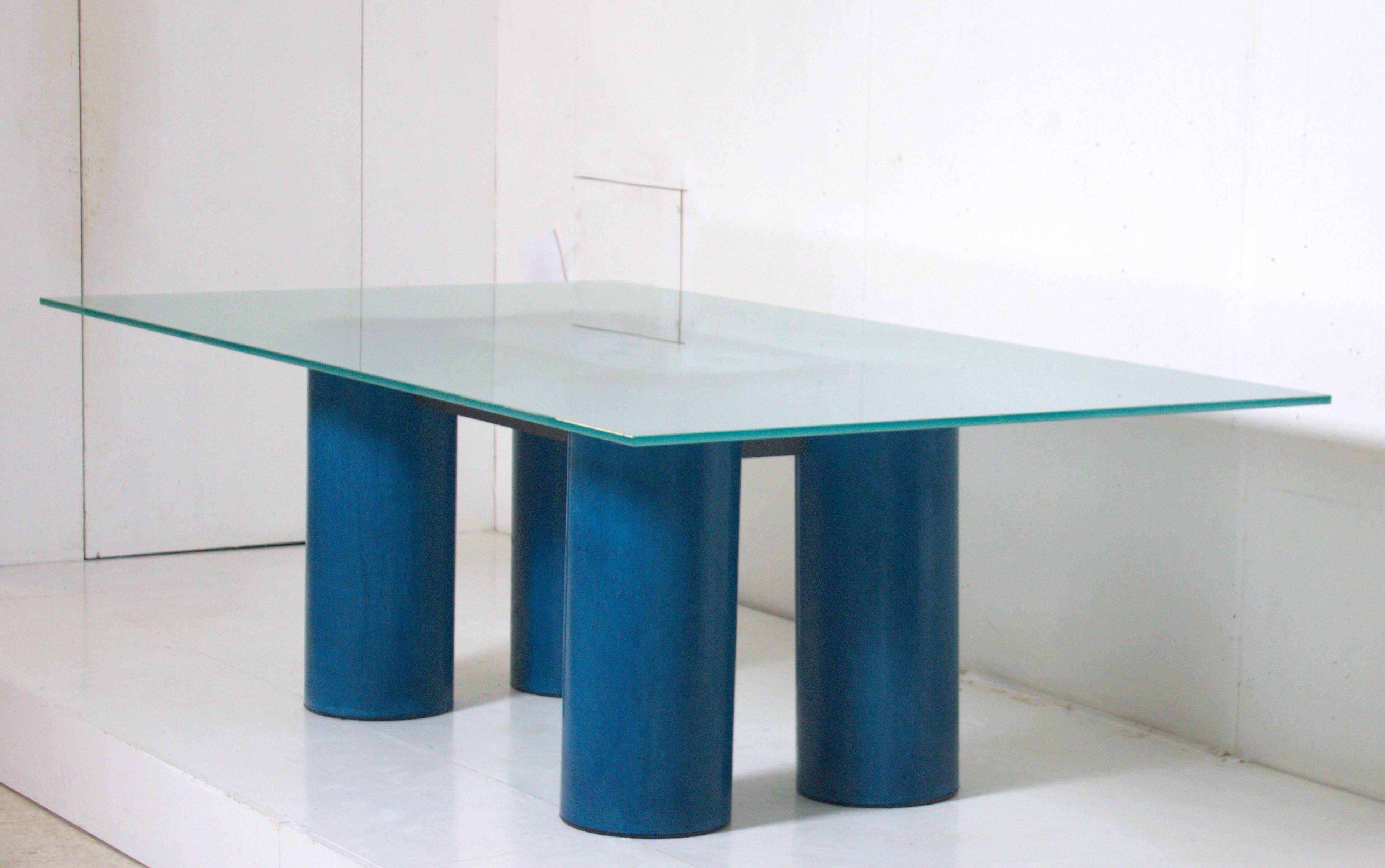 Table  « Serenissimo » de Lella & Massimo Vignelli pour Acerbis 1980