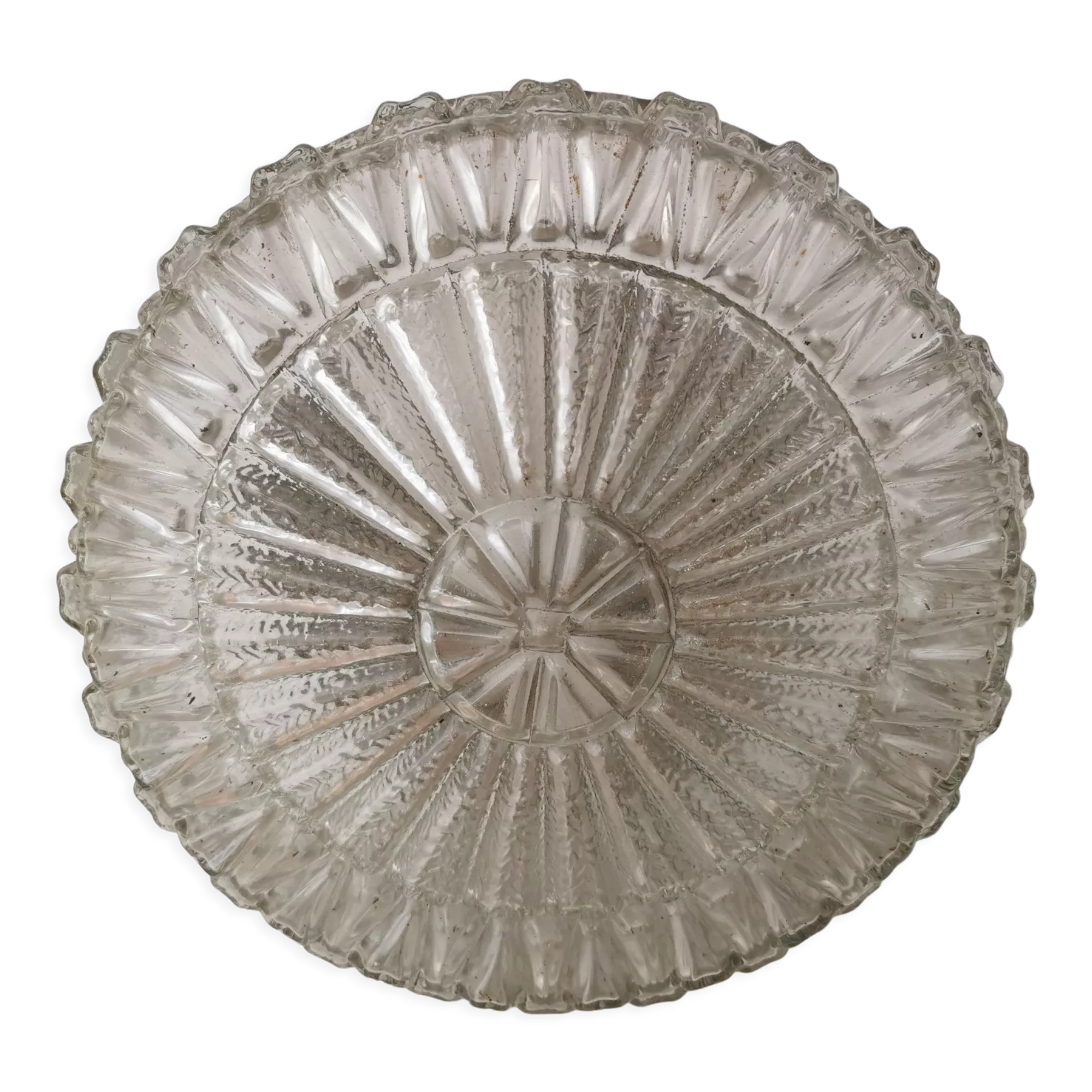 Applique verre vintage art déco
