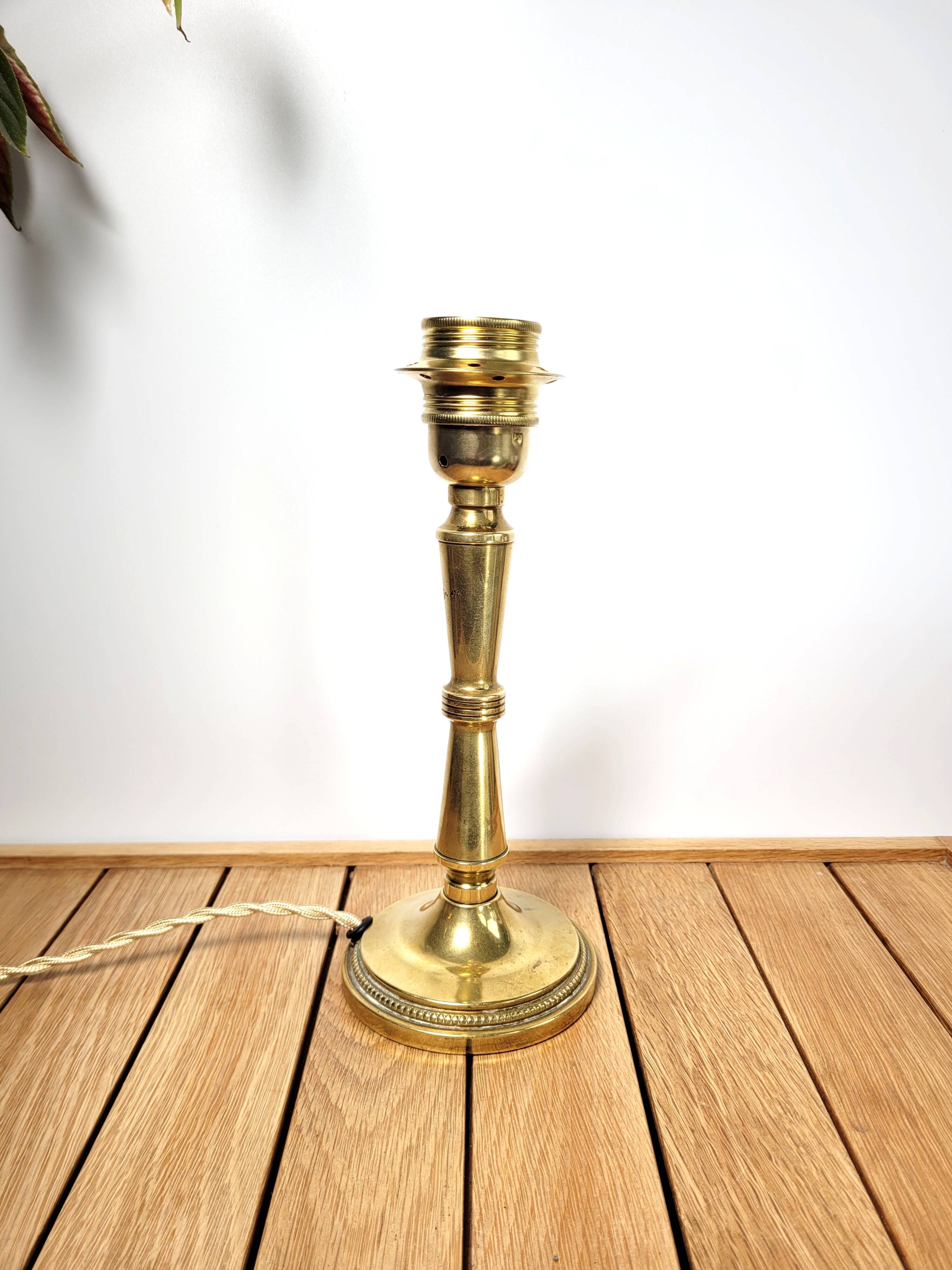 Brass lamp foot