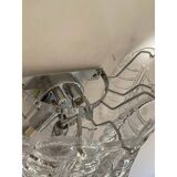 Set of 4 Transparent “Felci” Glass Wall Sconces