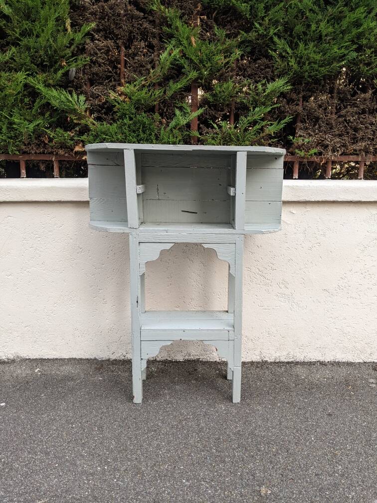 Antique console table, bohemian country decor, handmade farmhouse