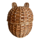 Petite sculpture panier osier