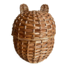 Small wicker basket sculpture