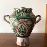 Vintage ceramics vase signed