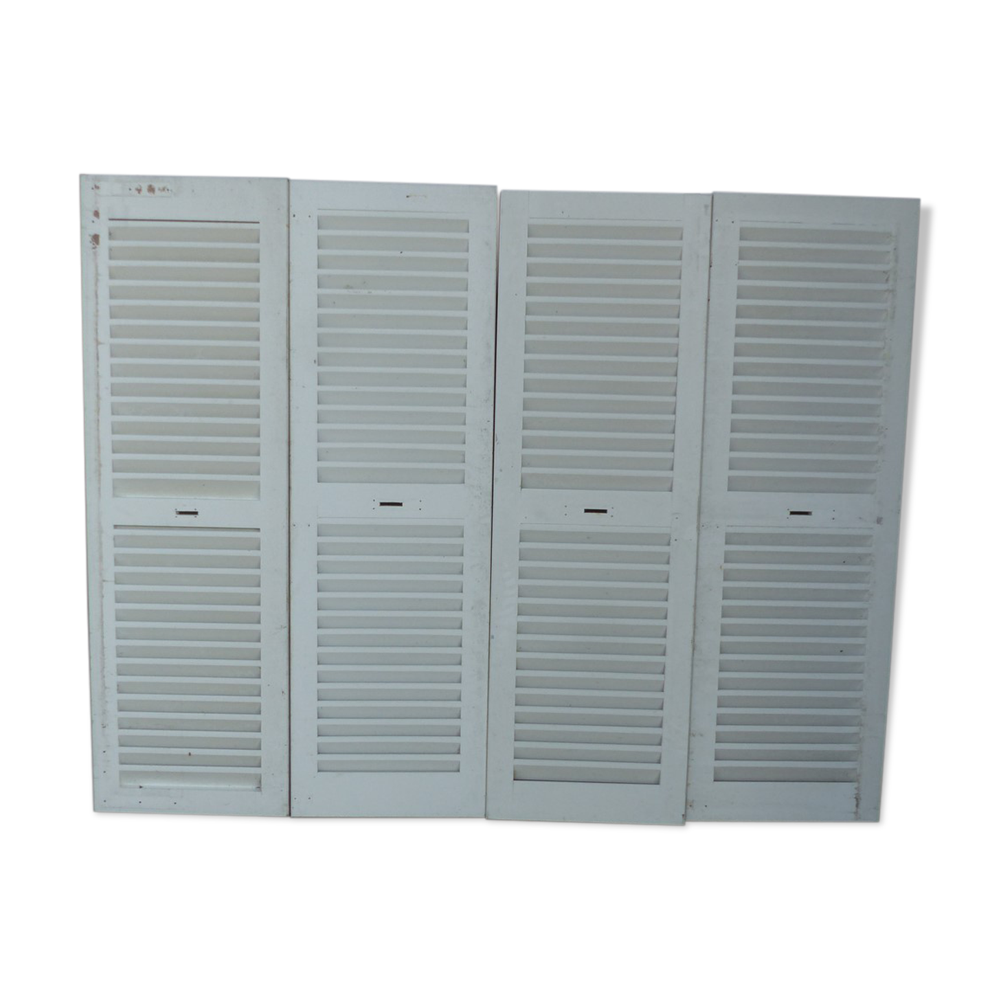 Set of 4 louvered shutters L 209 x H 163 cm