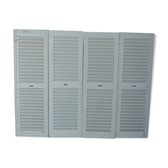 Lot de 4 volets persiennes L 209 x H 163 cm