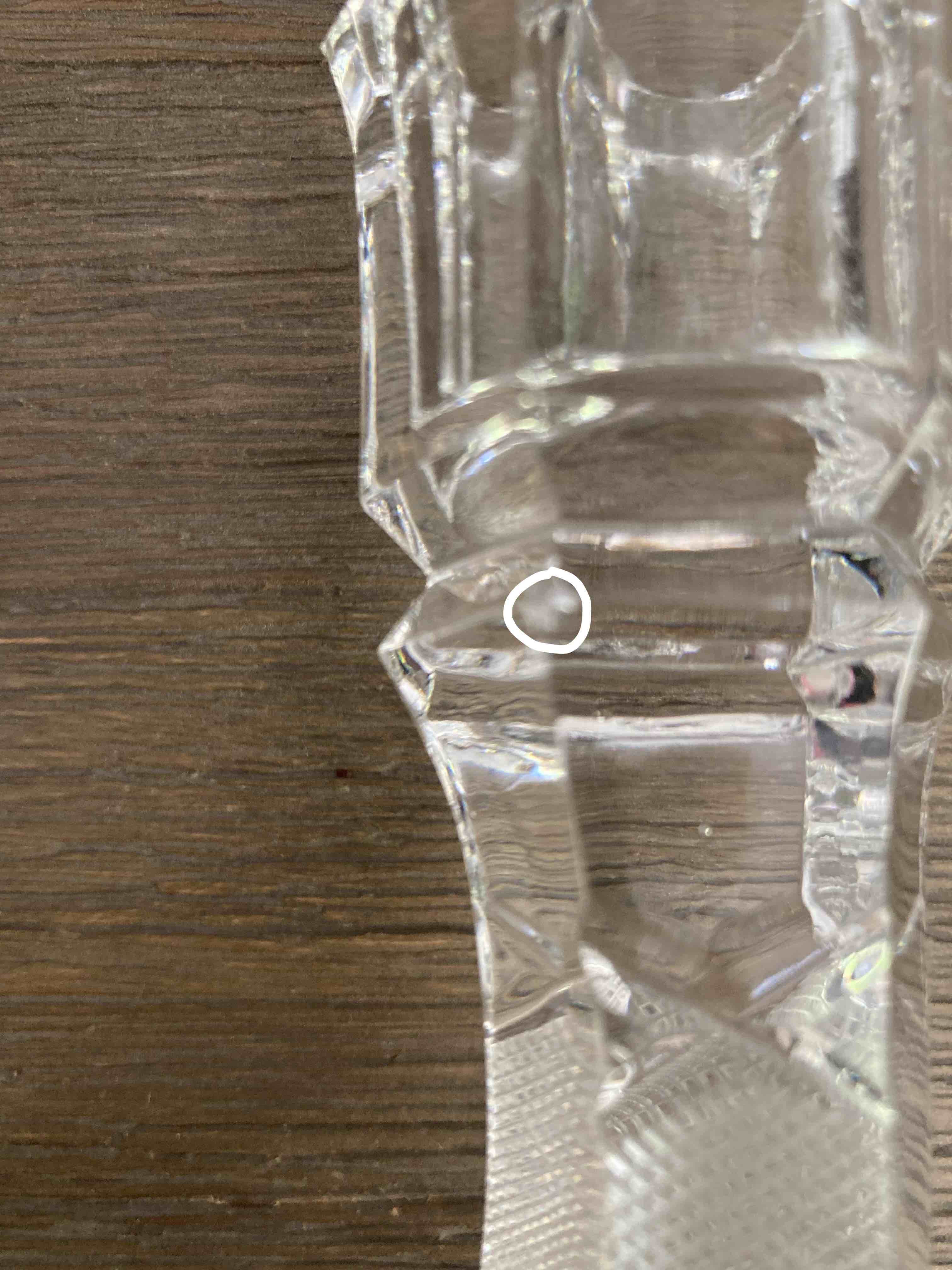 Cut crystal chandeliers