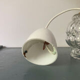 Vintage glass bubble pendant lamp