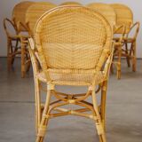 Fauteuil empilable en osier pour les espaces d'accueil extérieurs : une assise durable et élégante (1 article)