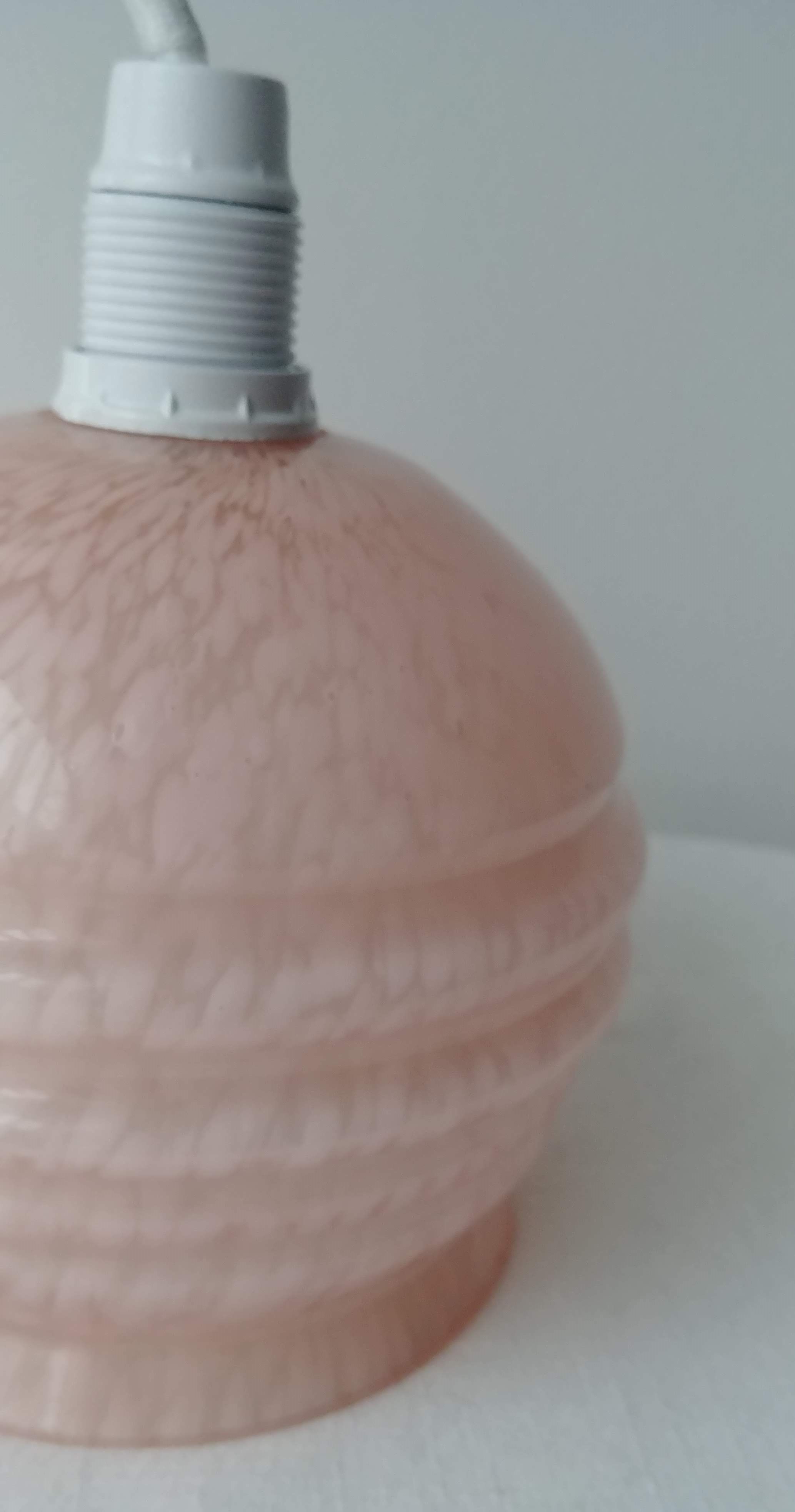 Clichy glass hanging lamp