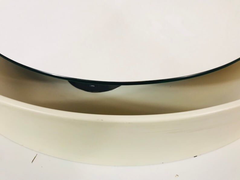 Round illuminated mirror by Schöninger, Germany, 1970s