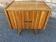 Bedside night table design 1960 vintage Scandinavian feet compass